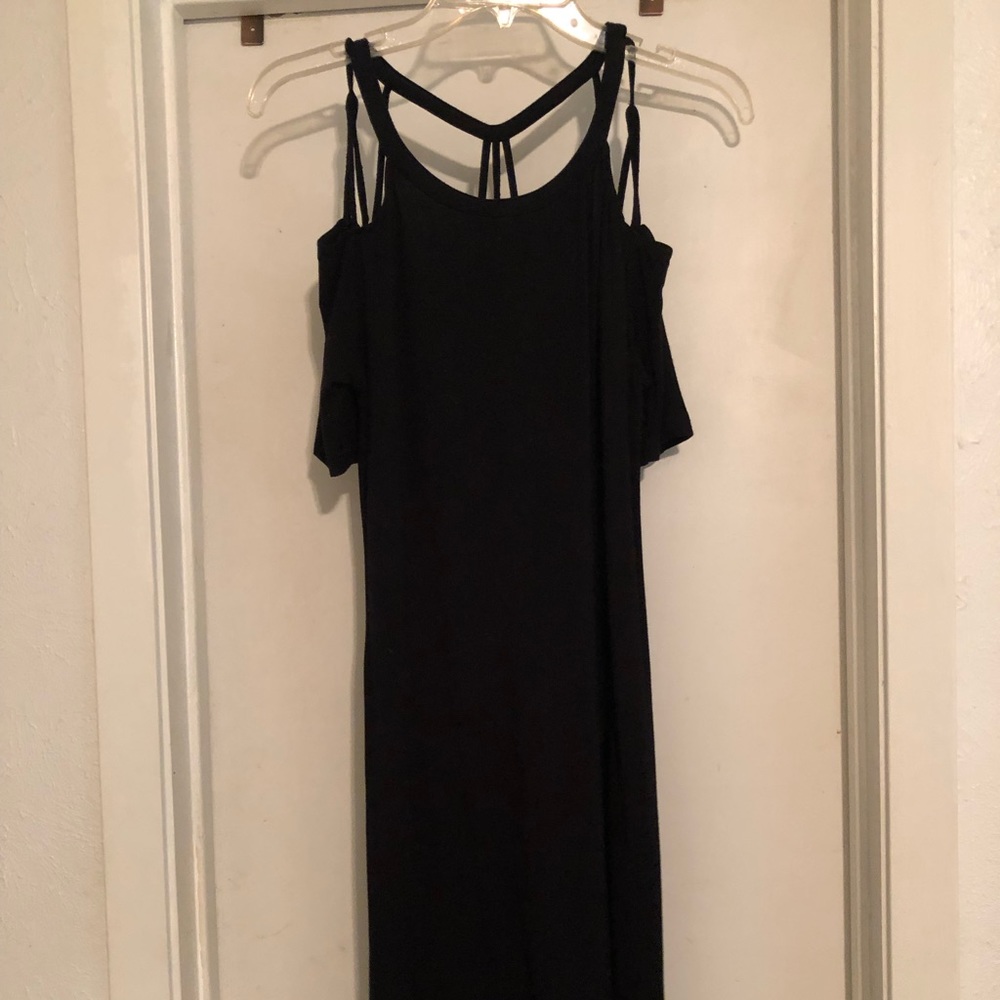 Black Fabletics mini-dress